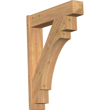 Merced Craftsman Smooth Outlooker, Western Red Cedar, 7 1/2W X 34D X 42H